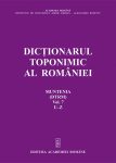 Dictionarul-toponimic-Muntenia-Vol-7_literele-UVZ